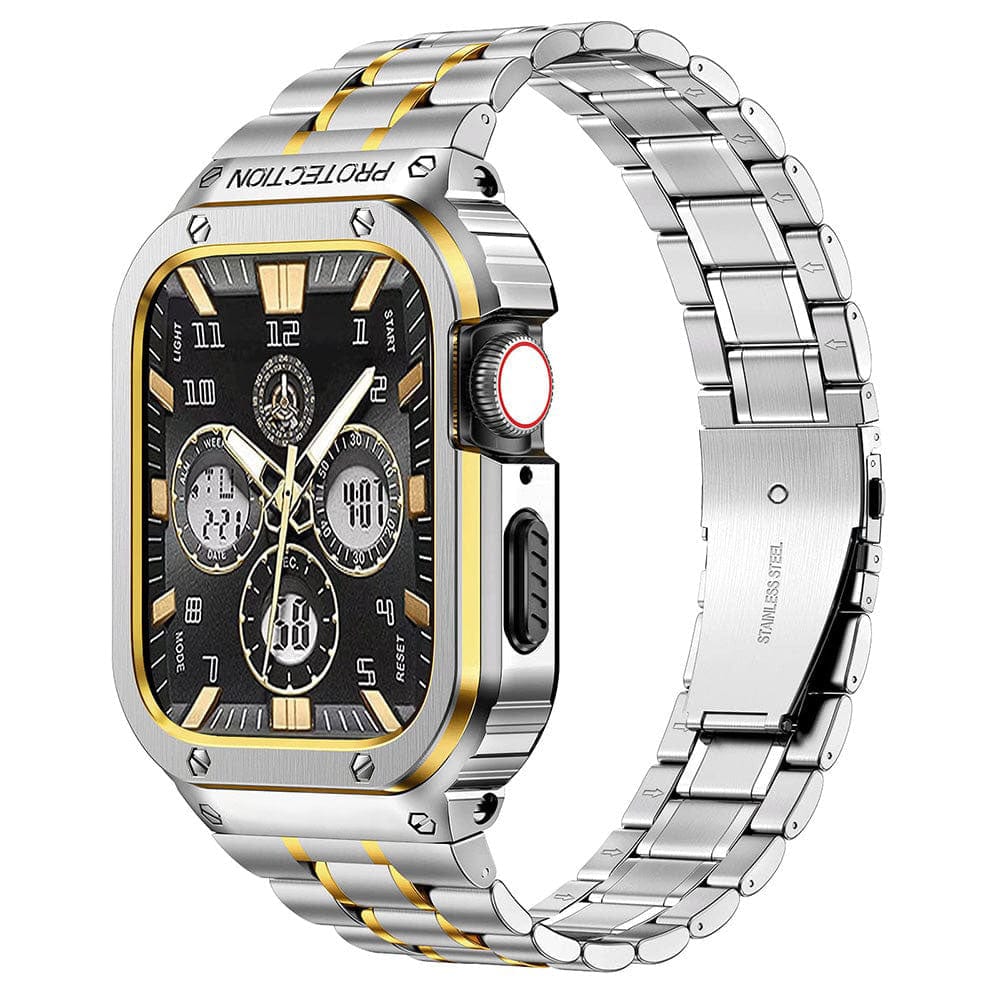 Apple watch stainless steel sales cover