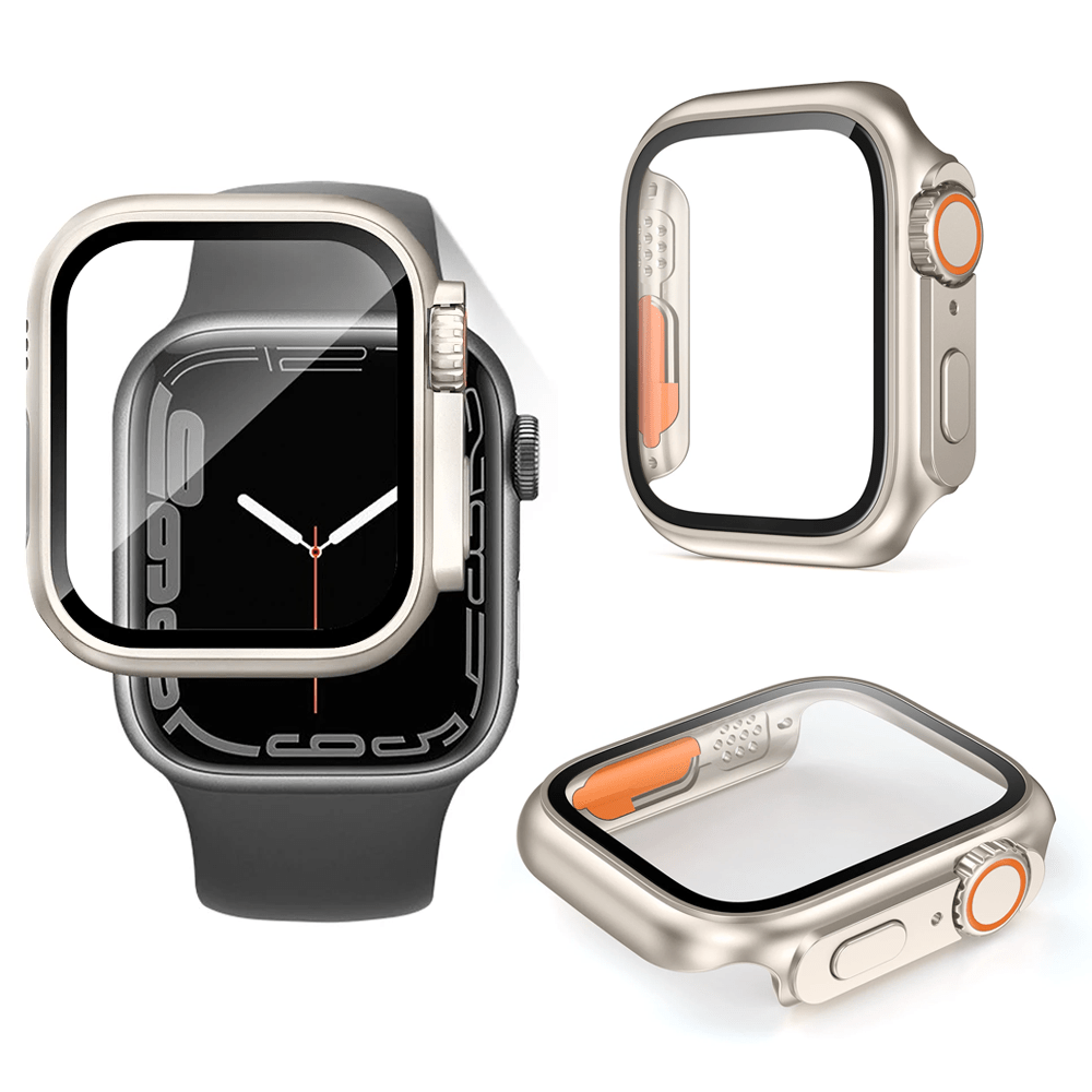 Tempered Glass Scratch Proof Case For Apple Watch Covers For