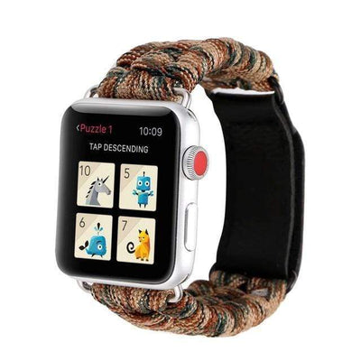 Apple Watch Band Paracord Brown / 38mm (Series 1, 2 & 3)