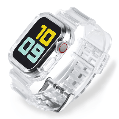 Transparent Sports Watch Strap With Built In Case