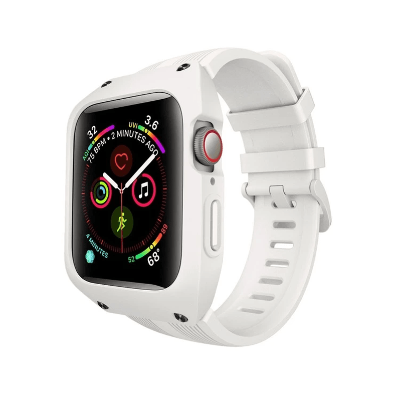 Apple watch series top 4 white sport band