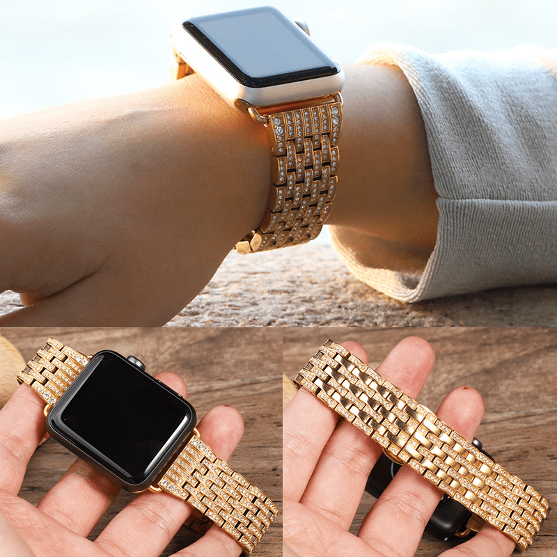 Apple watch 2025 strap bling