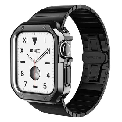 Stainless Steel Strap With Case Black / 38mm, 40mm, 41mm