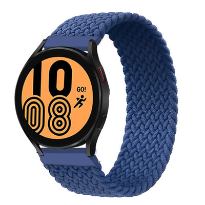 Braided Solo Loop Watch Strap For Samsung Blue / 20mm / XXS