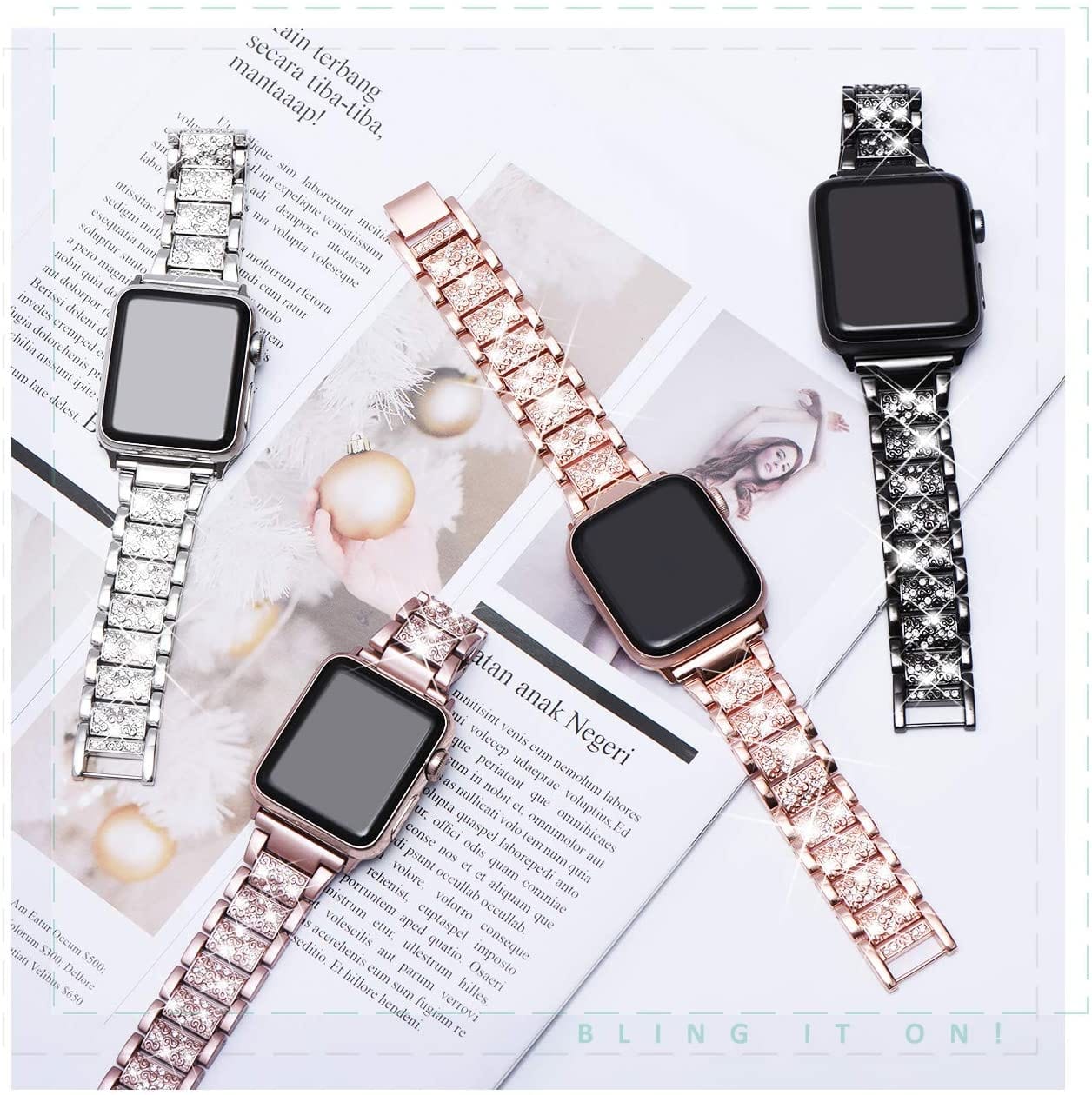 Diamond hotsell watch band