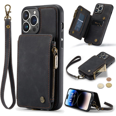 RFID Leather Wallet Phone Case
