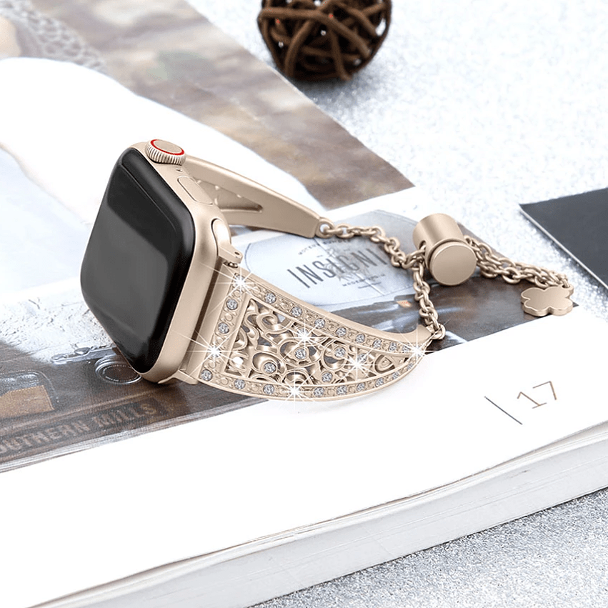 Diamond Bracelet Strap For Apple Watch Metal Strap For Apple