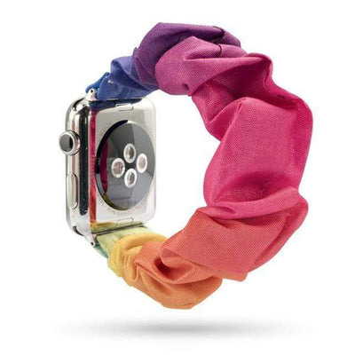 Scrunchie Apple Watch Band (Series 1, 2 & 3) Multicolor / 38mm (Series 1, 2 & 3)
