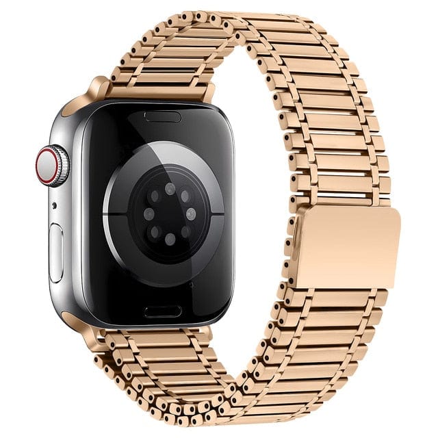 Stainless steel magnetic hot sale apple watch band